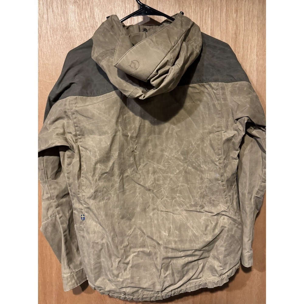 Fjallraven G1000 Womens Medium Vintage Rip Stop Oil Skin Feel Jacket - Picture 2 of 8